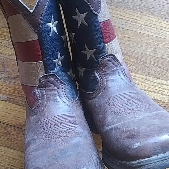 Durango Western Kids sz3M Boots Brown - Picture 8 of 8